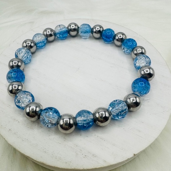 Gradient Glass Beaded Bracelet Style A - Picture 3 of 4